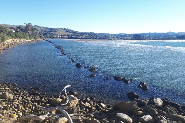 Photo of lake with mountains around the coast