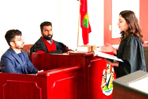 mock courtroom