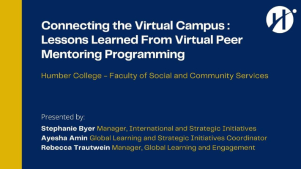 Connecting The Virtual Campus