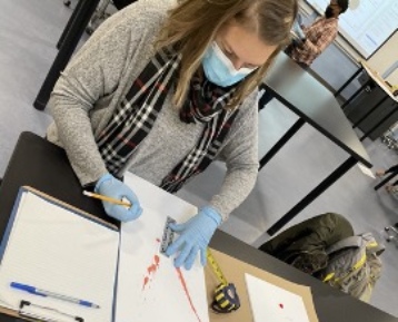 FI Student with forensic evidence