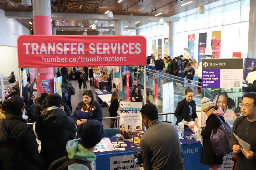 Transfer Services fair at Humber