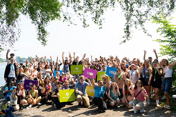 Humber summer abroad students taking a group photo