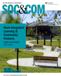 SOC&COM Magazine - Year In Review 2021-2022 - Work-Integrated Learning & Community Partners