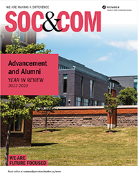 SOC&COM Magazine - Advancement and Alumni year in review 2022 - 2023