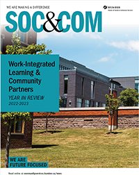 SOC&COM Magazine - Work-integrated learning & community partners year in review 2022 - 2023